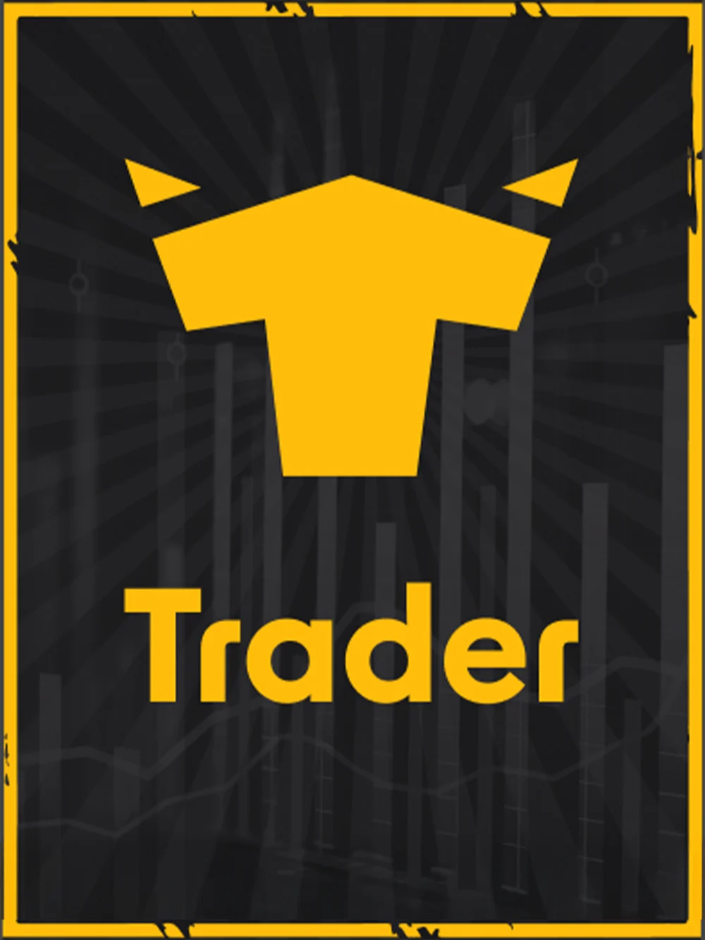 Imagen de juego con temática de trading y casino futurista.